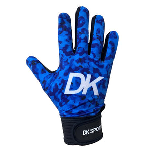 Blue Camo Gloves
